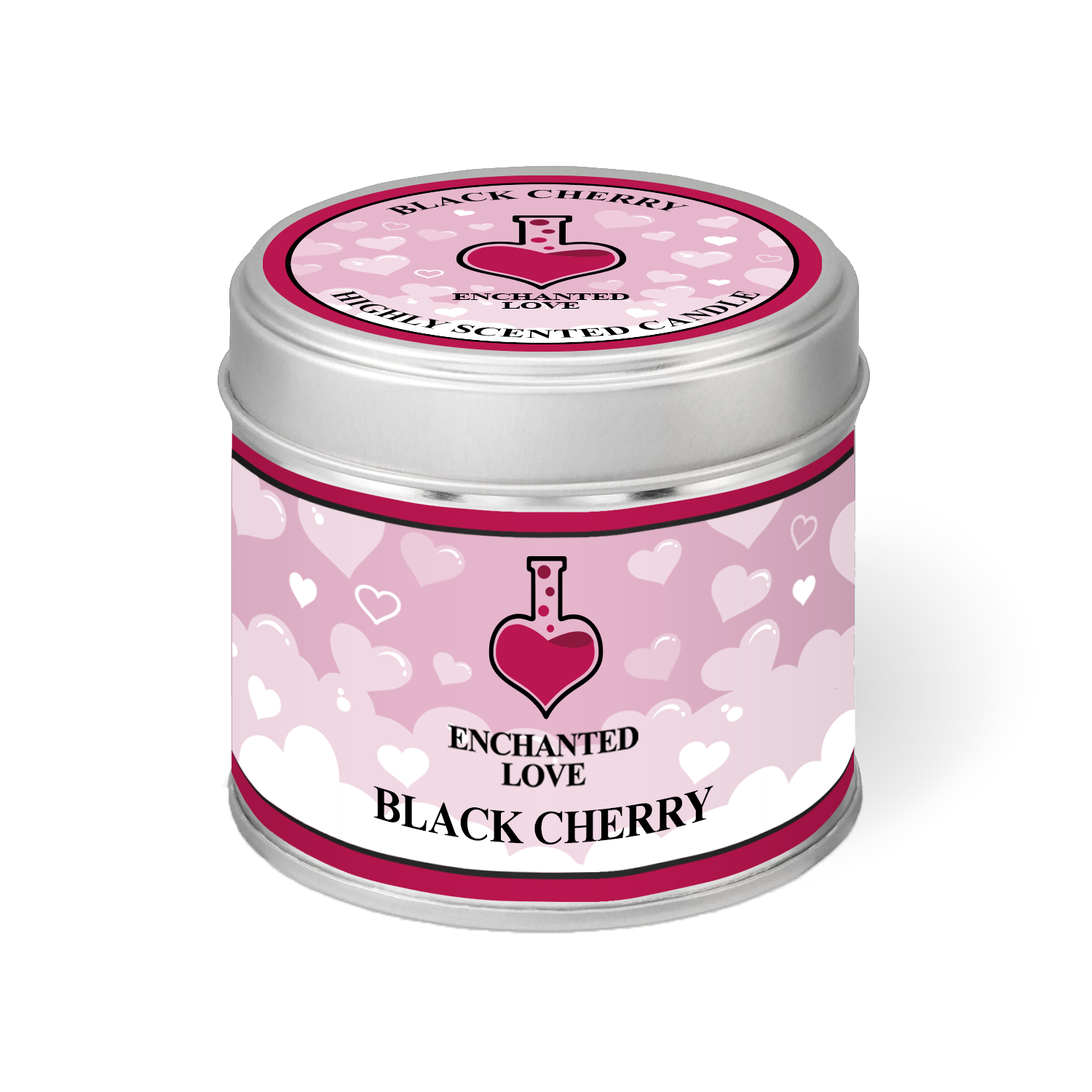 Black Cherry Candle In A Tin