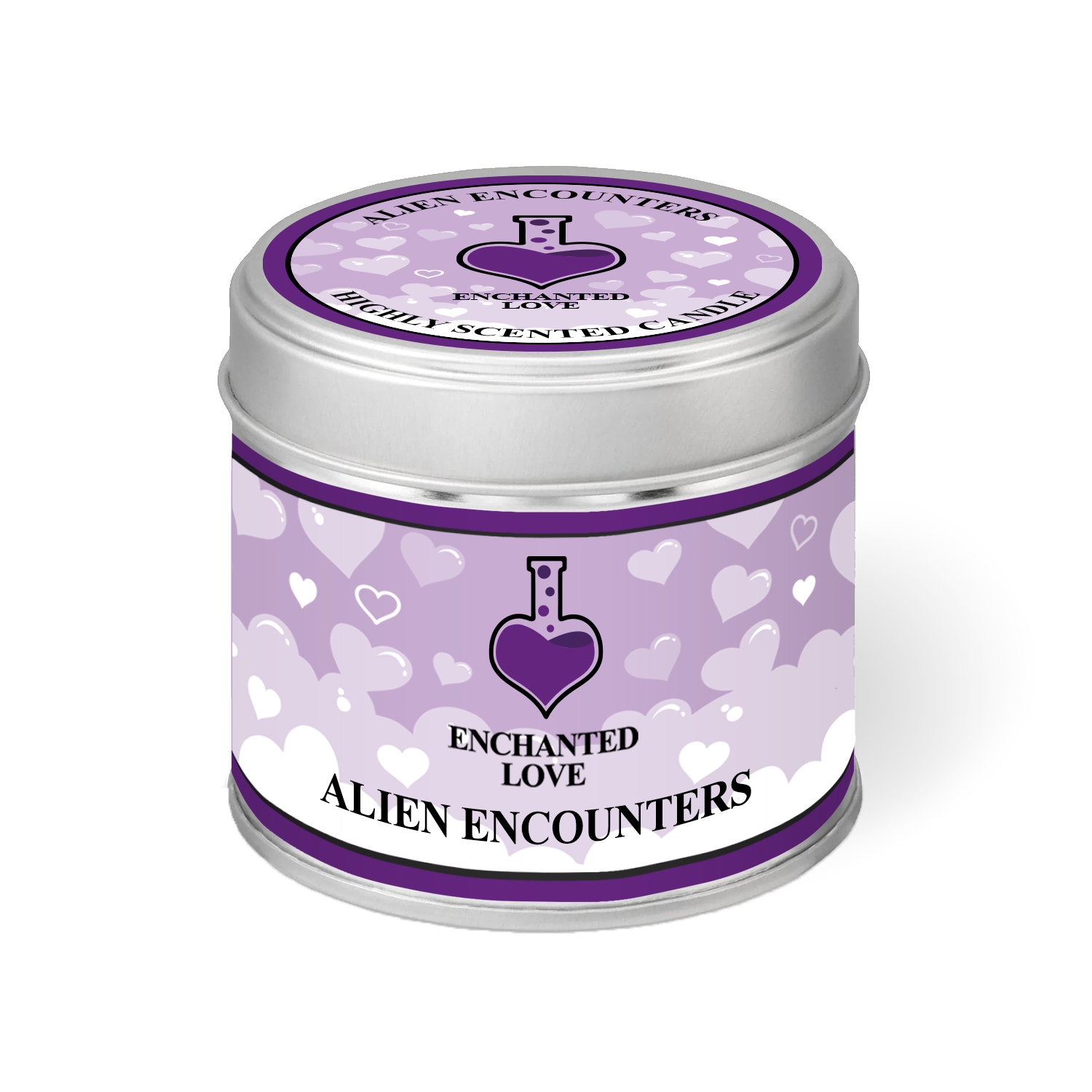 Alien Encounters Candle In A Tin