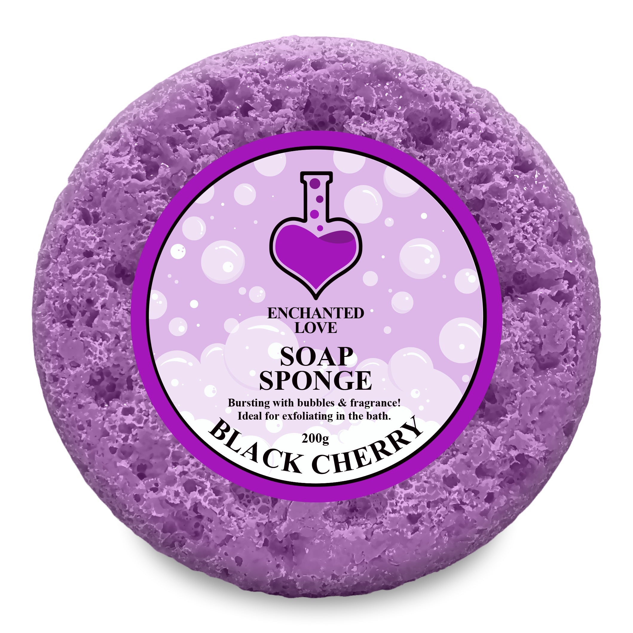 Black Cherry Soap Sponge