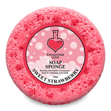 Sweet Strawberry Soap Sponge| Enchanted Love