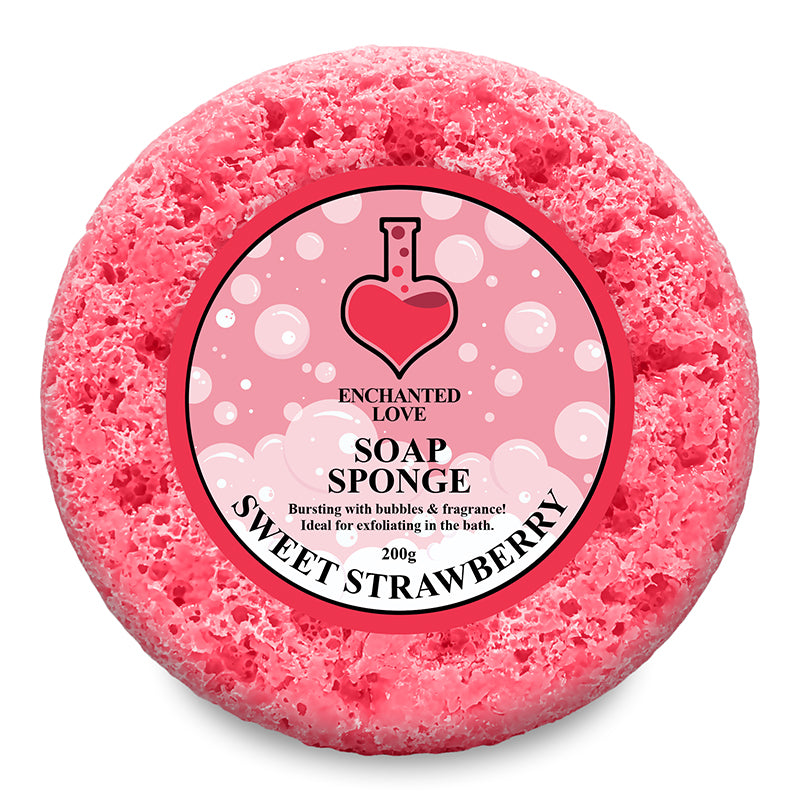 Sweet Strawberry Soap Sponge| Enchanted Love